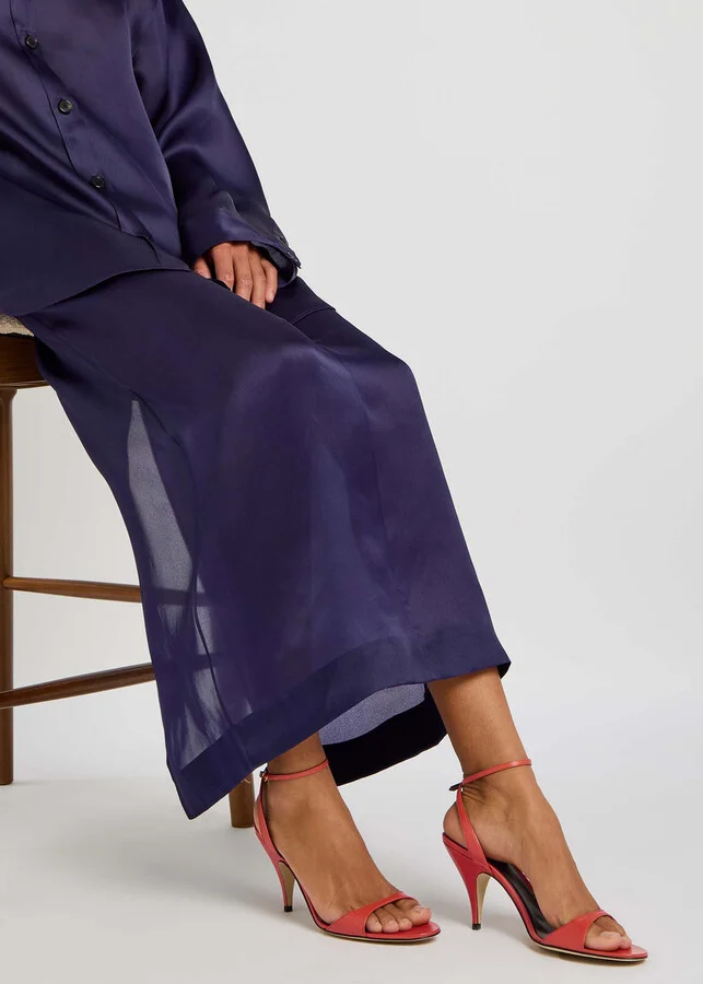 The Row Vika Ankle Strap 80 Leather Sandals - Image 5