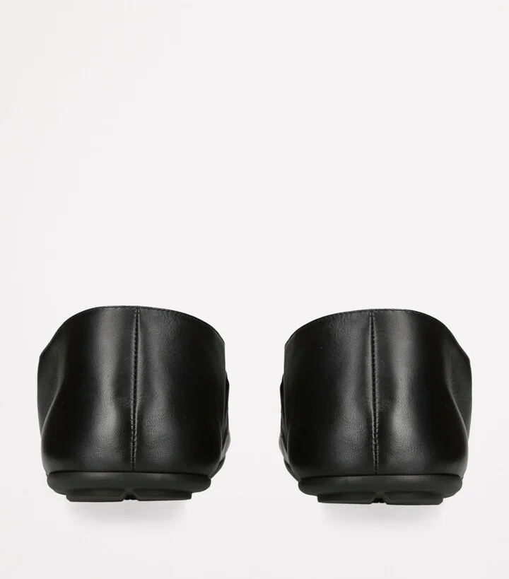 The Row Vincit Leather Slip-On Loafers - Image 2