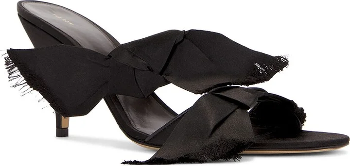The Row Voluptas High Heel Sandal in Black - Image 2