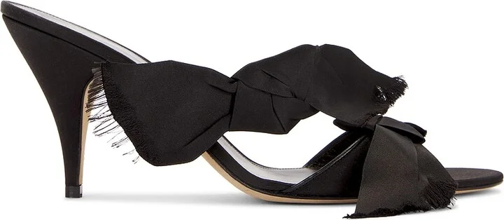 The Row Voluptas High Heel Sandal in Black