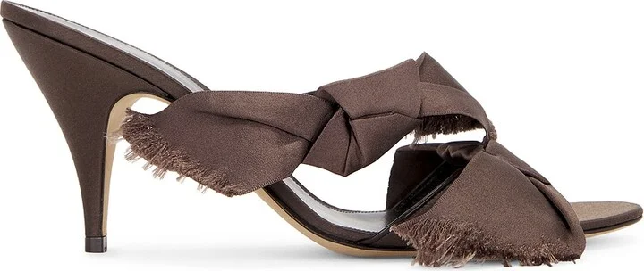 The Row Voluptas High Heel Sandal in Brown