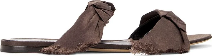 The Row Voluptas Sandal in Brown
