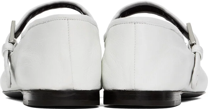 The Row White Boheme MJ Ballerina Flats - Image 2