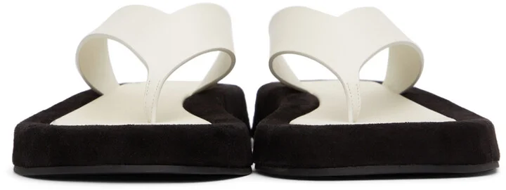 The Row White Ginza Sandals - Image 2