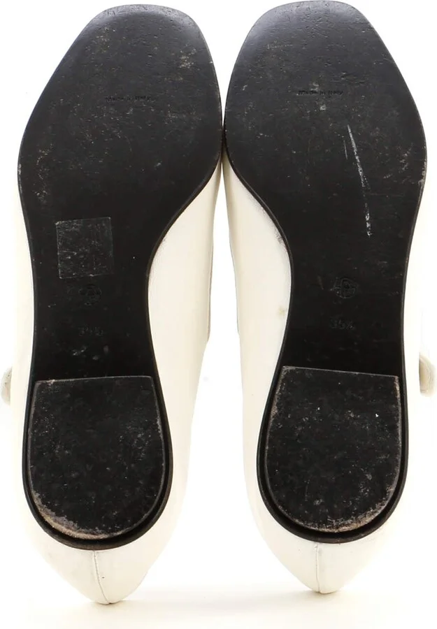 The Row Women's Ava Mary Jane Flats Leather - Image 4