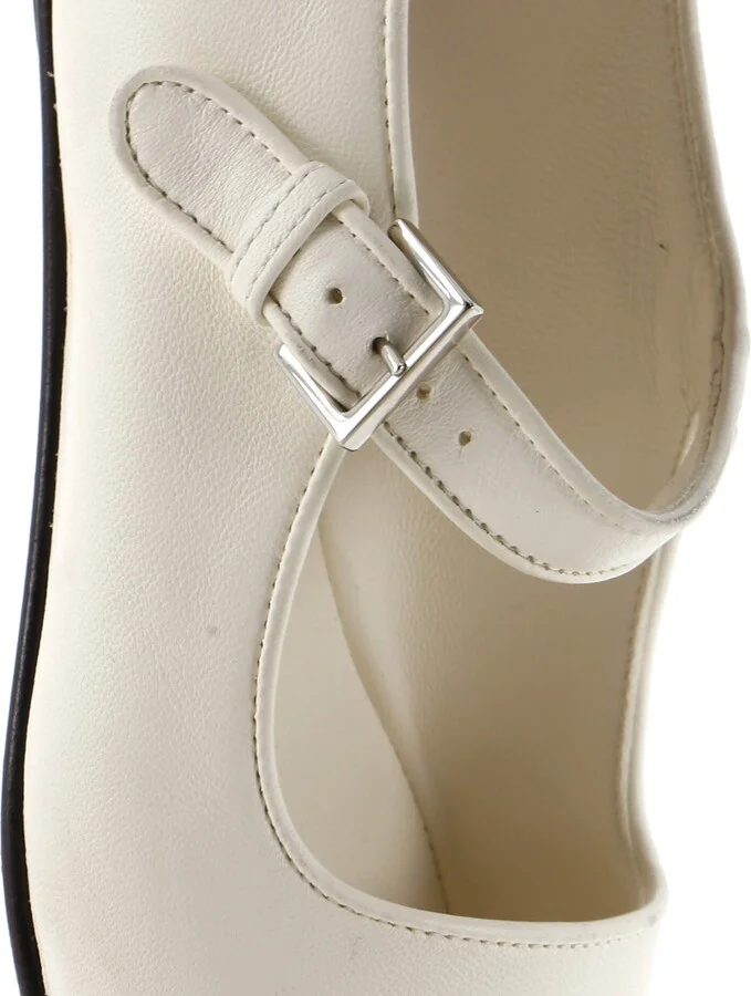 The Row Women's Ava Mary Jane Flats Leather - Image 5