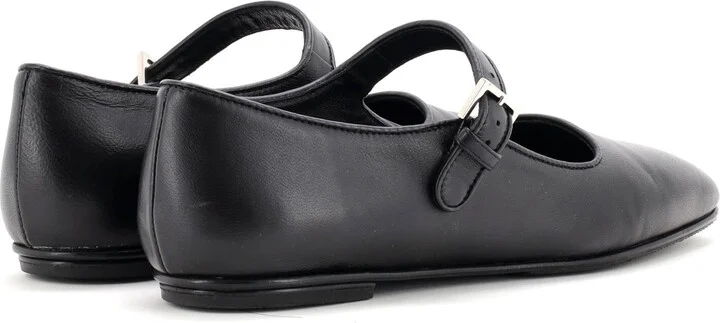The Row Women's Ava Mary Jane Flats Leather - Image 3