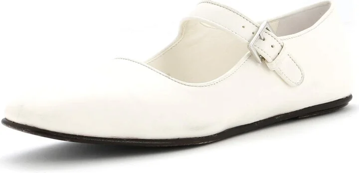The Row Women's Ava Mary Jane Flats Leather