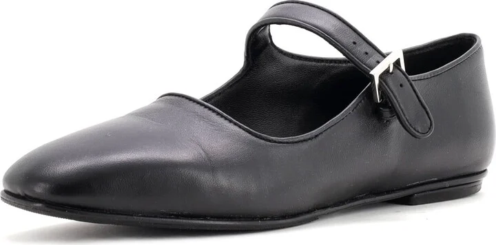 The Row Women's Ava Mary Jane Flats Leather