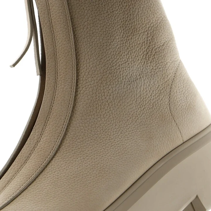 The Row Women's Front Zip Combat Boots Nubuck - Image 5