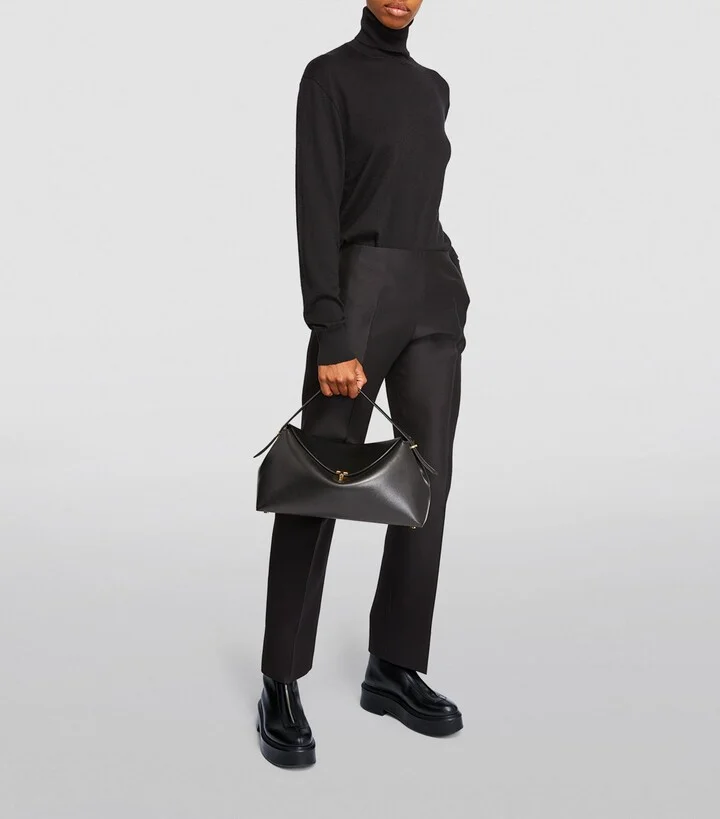 The Row Zipped Leather Ankle Boots 50 - Image 4