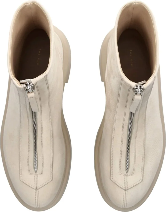 The Row Zipped Leather Ankle Boots 50 - Image 3