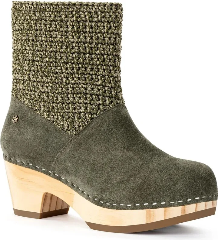 Moss Green Suede