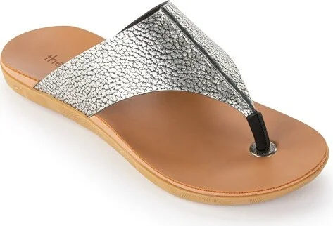 The Sak Women's Los Feliz Toe Post Sandal, Dark Silver - Image 2