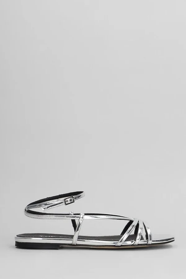 The Seller Square Open Toe Flats