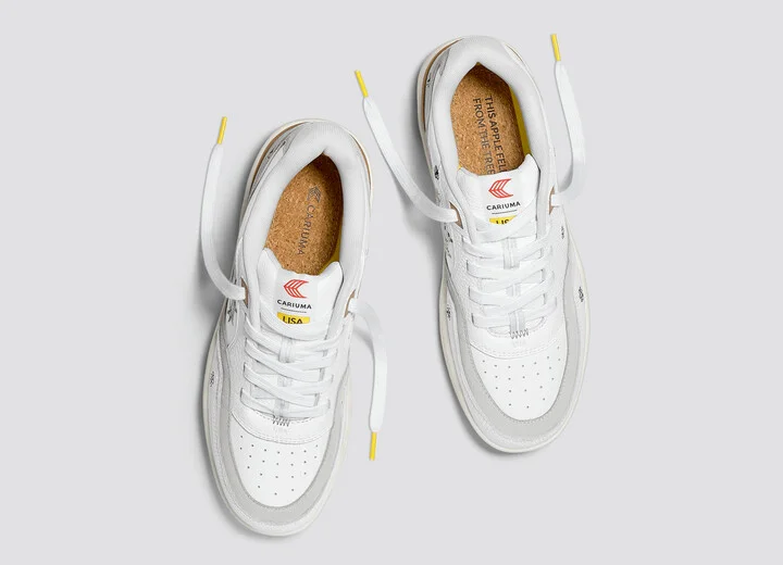 The Simpsons UBA White Leather Lisa Flowers Sneaker Women - Image 8