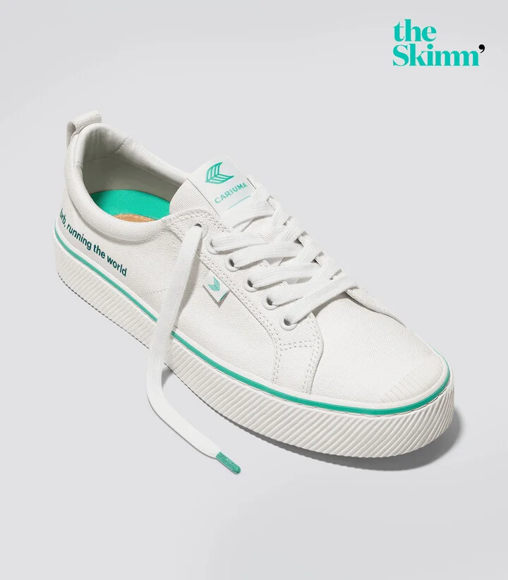 The Skimm OCA Low Off-White Canvas Sneaker Men - Image 2