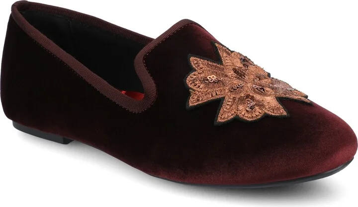 The Starling Loafer Velvet Embroidery