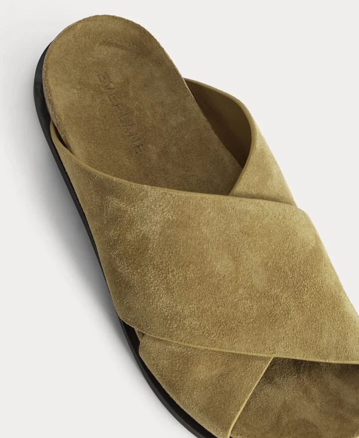 The Suede Crossover Sandal - Image 2