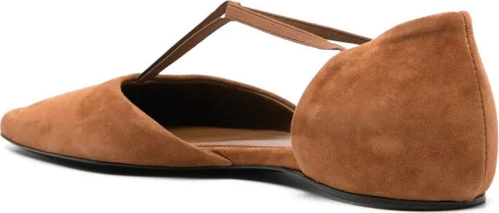 The T-Strap suede ballerina shoes - Image 3