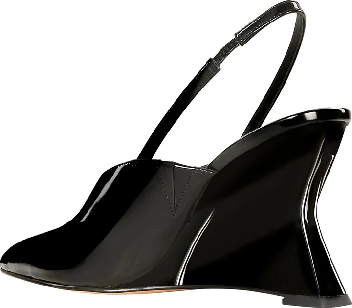 The Trendygurl Slingback Pointed Toe Wedge Sandal - Image 3