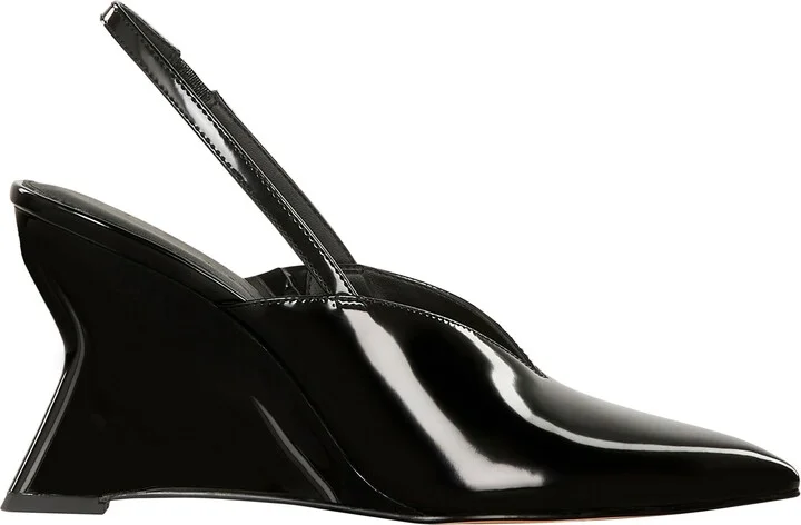 The Trendygurl Slingback Pointed Toe Wedge Sandal - Image 4