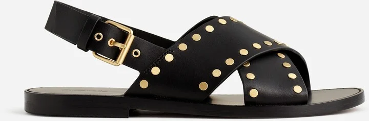 The Tuley Crossover Sandal in Leather