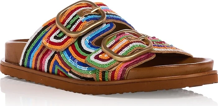The White Lotus x Aqua Women's Buckle Sandals - Exclusive