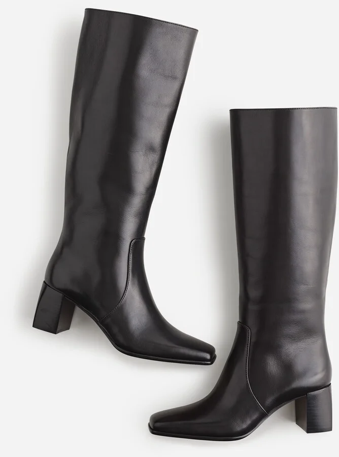 The Zane Knee-High Boot in Leather