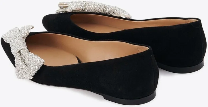 Théa Bow-Embellished Ballerina Flats - Image 2