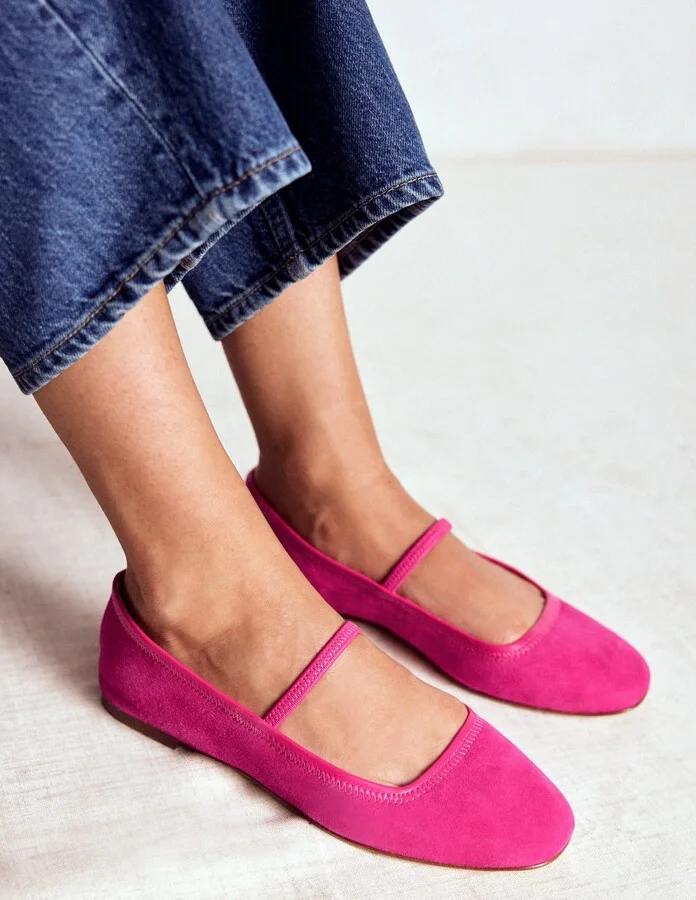 Thea Mary Jane Ballet Flats, Dalmation Pony - Image 5