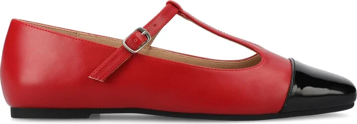 Thea T-Strap Flat - Image 10