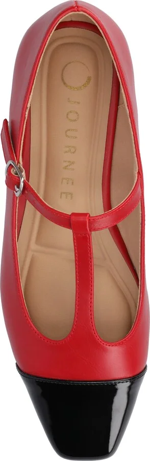 Thea T-Strap Flat - Image 11