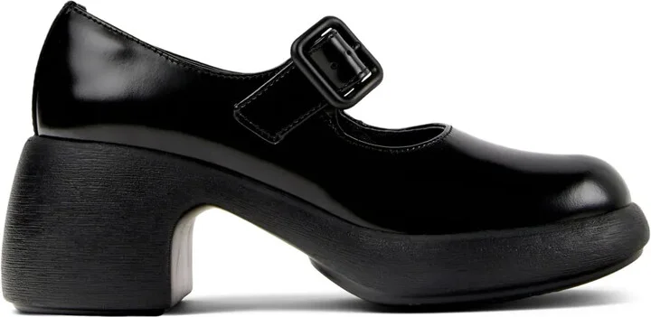 Thelma II buckle-strap platform pumps