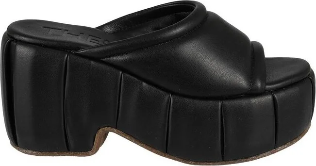 Themoirè Cassiope Padded Platform Mules