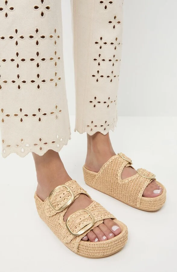 Theo Double Band Slide Sandal - Image 2