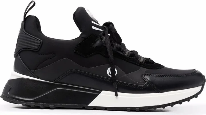 Theo low-top panelled sneakers