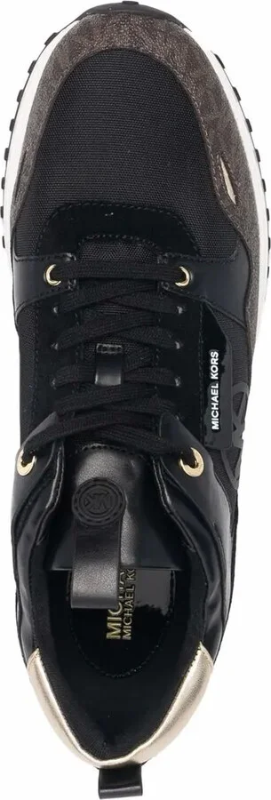 Theo monogram-print low-top sneakers - Image 4