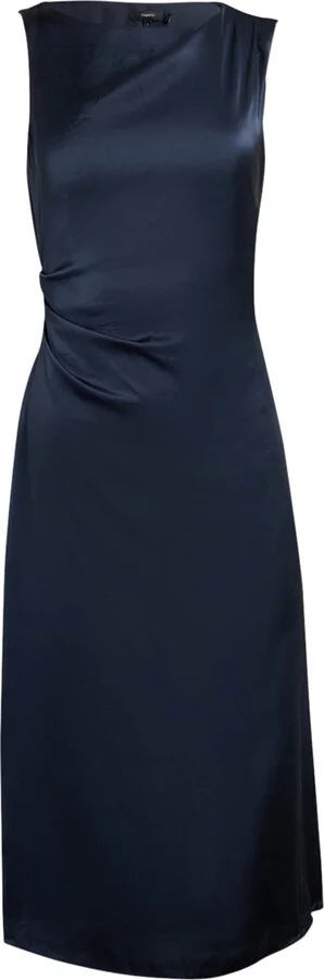 Theory Draped Midi Dress