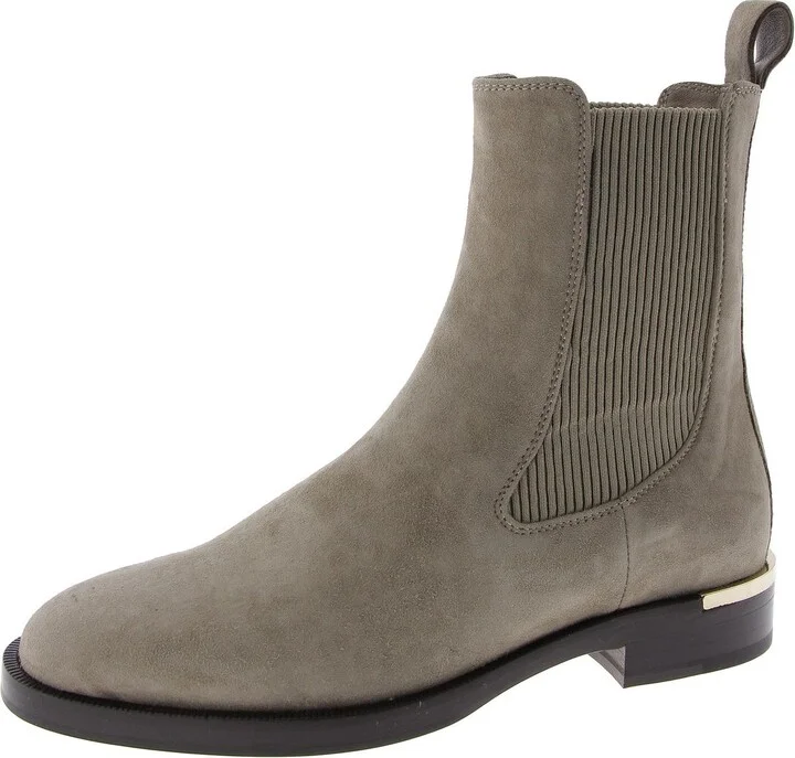 Thessaly 20 Womens Leather Short Chelsea Boots