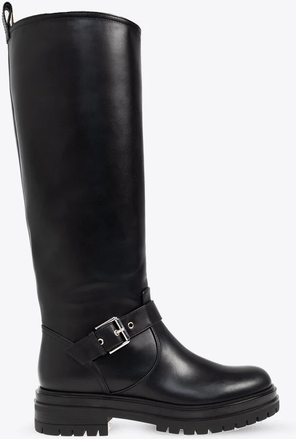 Thiago Leather Knee-High Boots