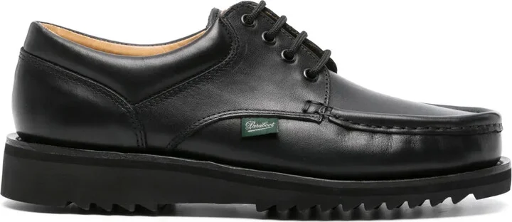 Thiers patent leather boat shoes