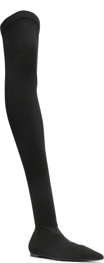 Thigh-High Flat Boots - Image 2