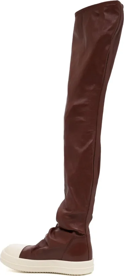 Thigh-High Leather Boots - Image 3