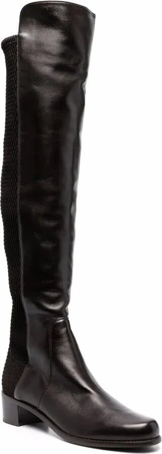 Thigh-High Leather Boots - Image 2