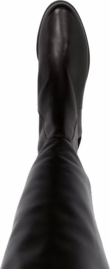 Thigh-High Leather Boots - Image 4