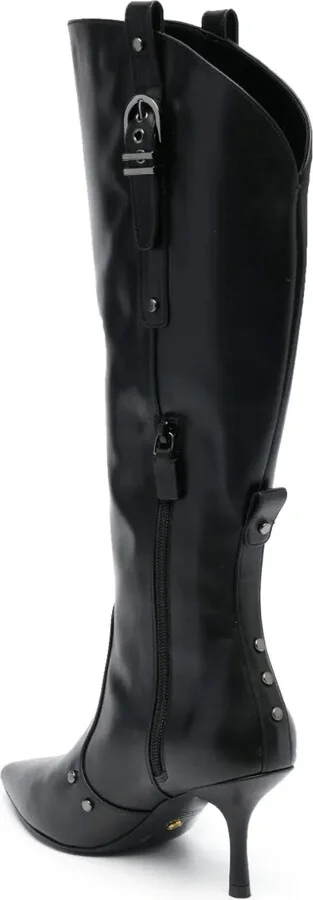 Thigh-High Leather Boots - Image 3