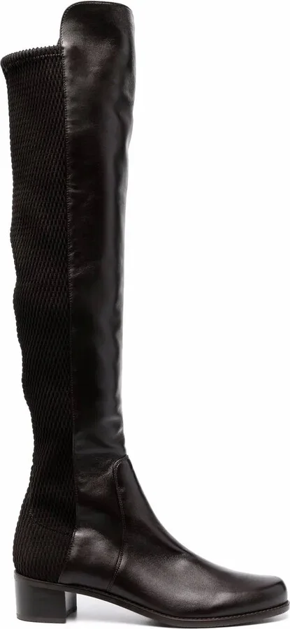 Thigh-High Leather Boots