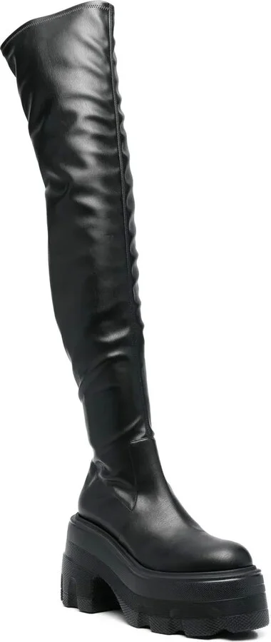 Thigh-High Platform Boots - Image 2
