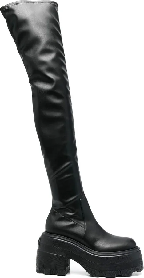 Thigh-High Platform Boots